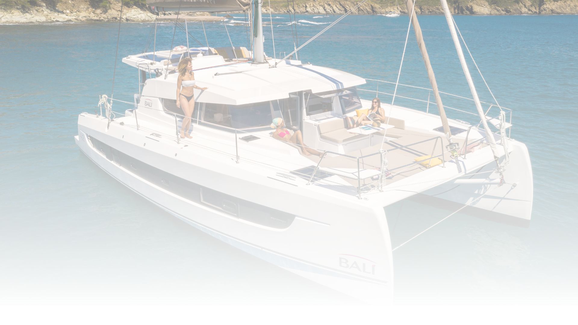 Bali 4.2 catamaran - For charter in Greece