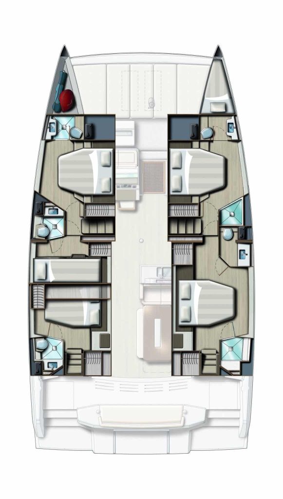 EGOcharter - OKSY catamaran Bali 4.8 for charter in Greece