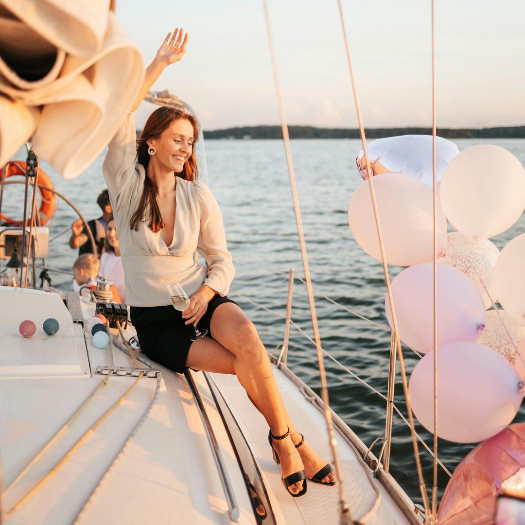 EGOcharter - Celebrating on a catamaran