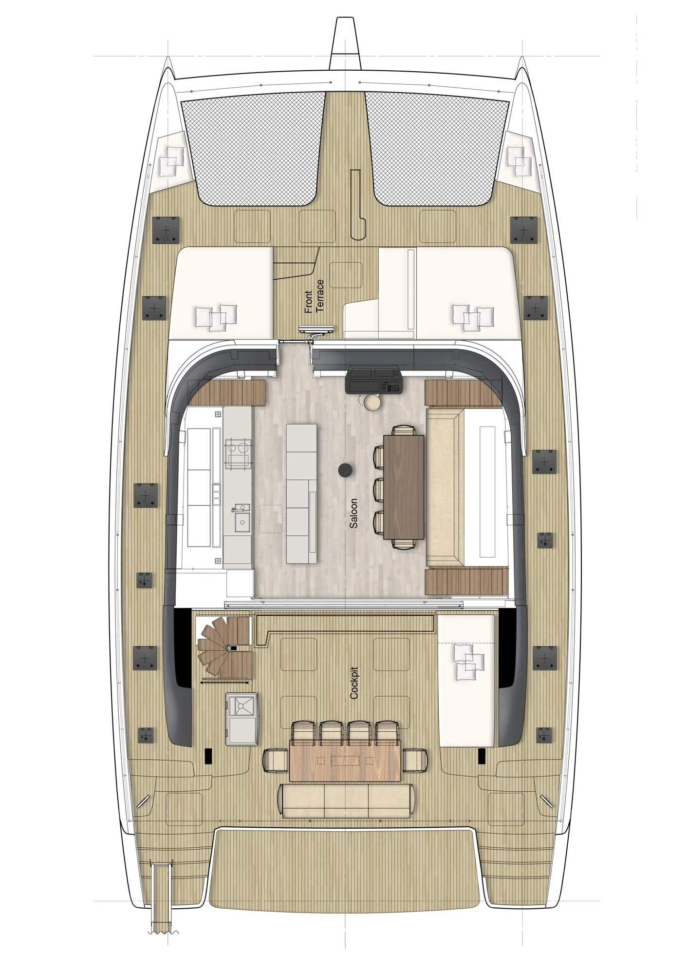 EGOcharter - Serenity crewed catamaran Sunreef 60 for charter