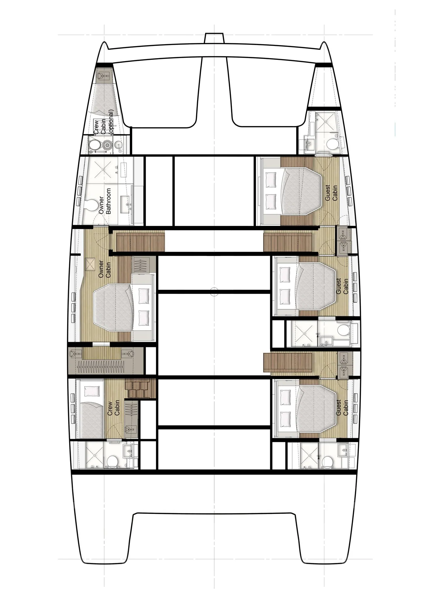 EGOcharter - Serenity crewed catamaran Sunreef 60 for charter